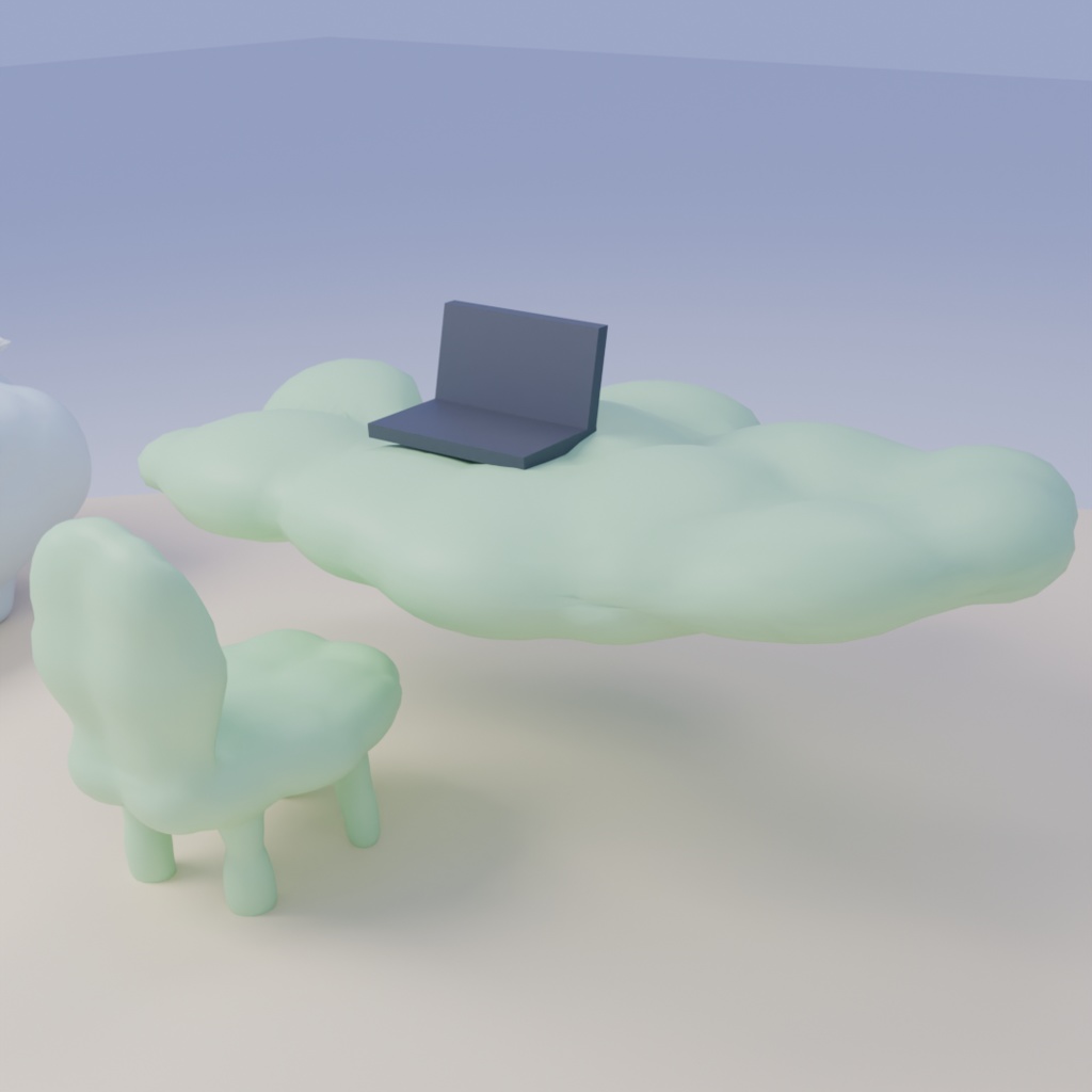 雲をイメージしたミニマル家具セット|Cloud Furniture Pack