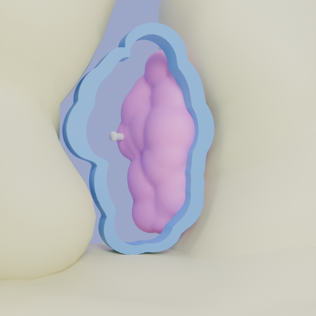 雲をイメージしたミニマル家具セット|Cloud Furniture Pack