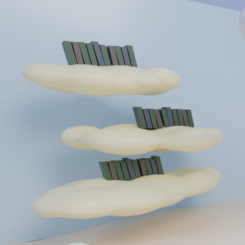 雲をイメージしたミニマル家具セット|Cloud Furniture Pack