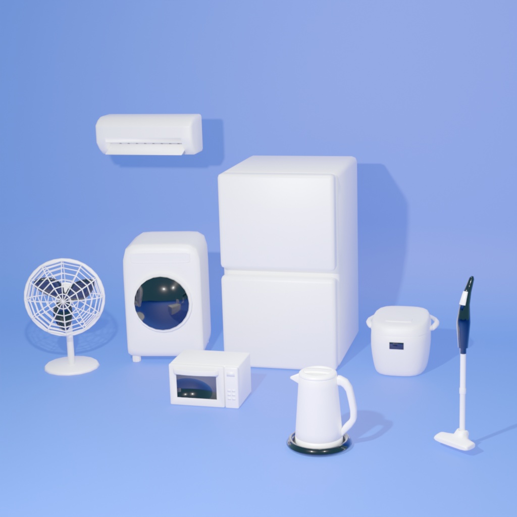 ミニマル家電セット｜Simple Home Appliances Pack