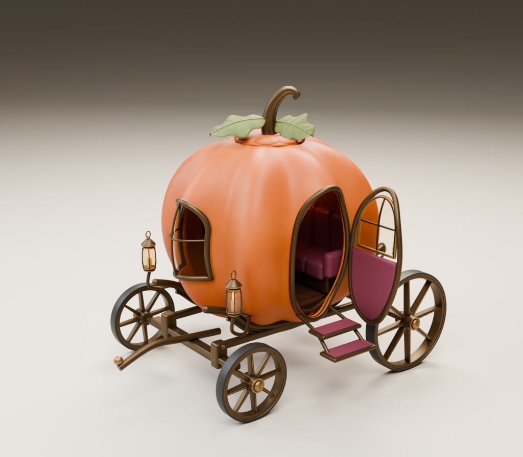 かぼちゃの馬車　Halloween対応
