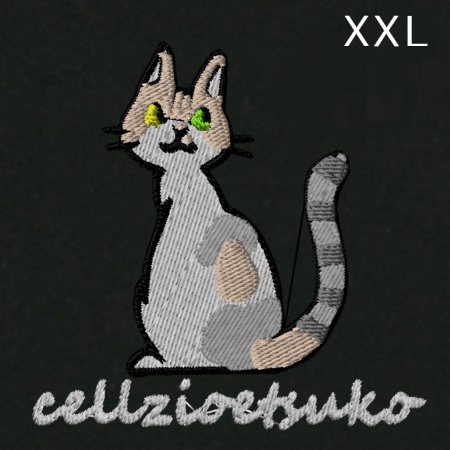 cellzio etsuko　A　 パーカー 色 ブラック サイズ XXL