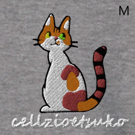 cellzio etsuko　B　 パーカー 色 グレー サイズ M