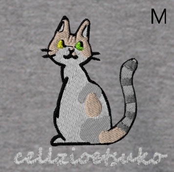 cellzio etsuko　A　 パーカー 色 グレー サイズ M