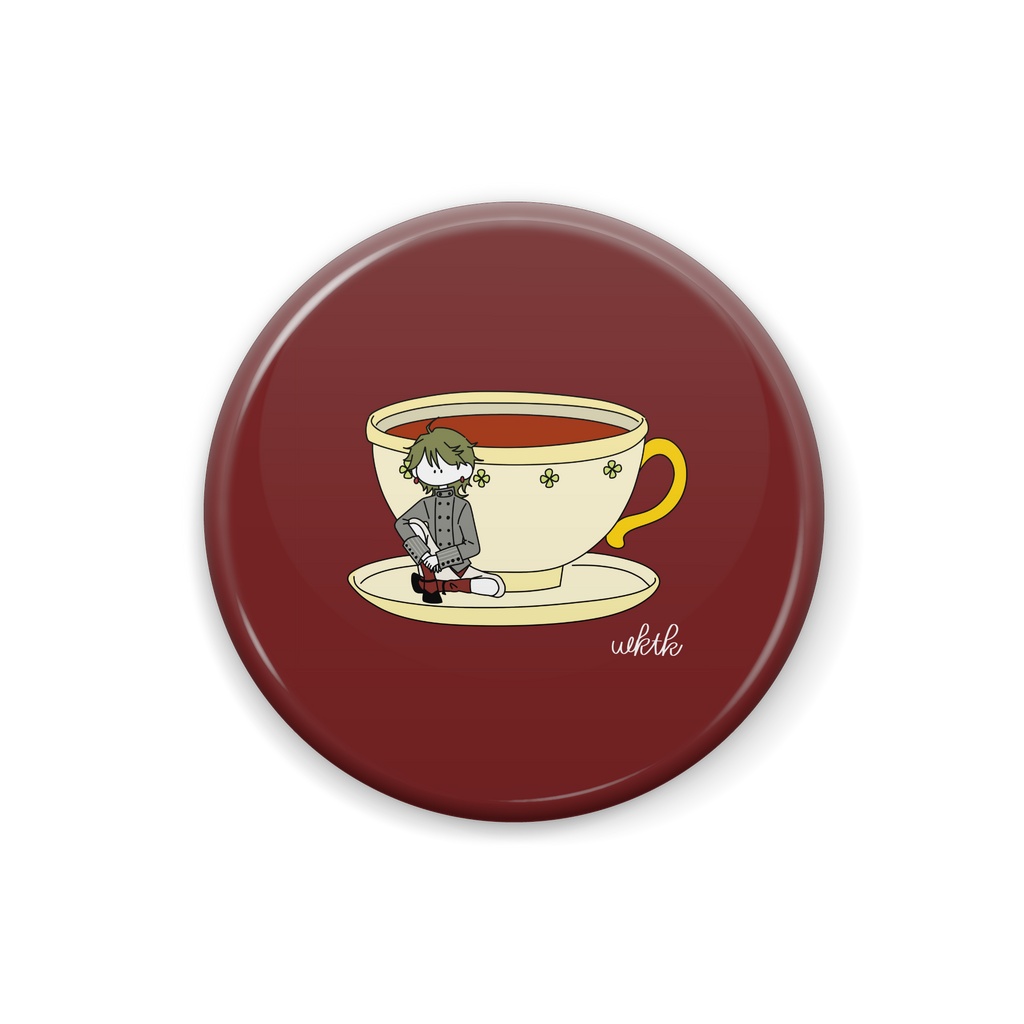お茶会缶バッヂ