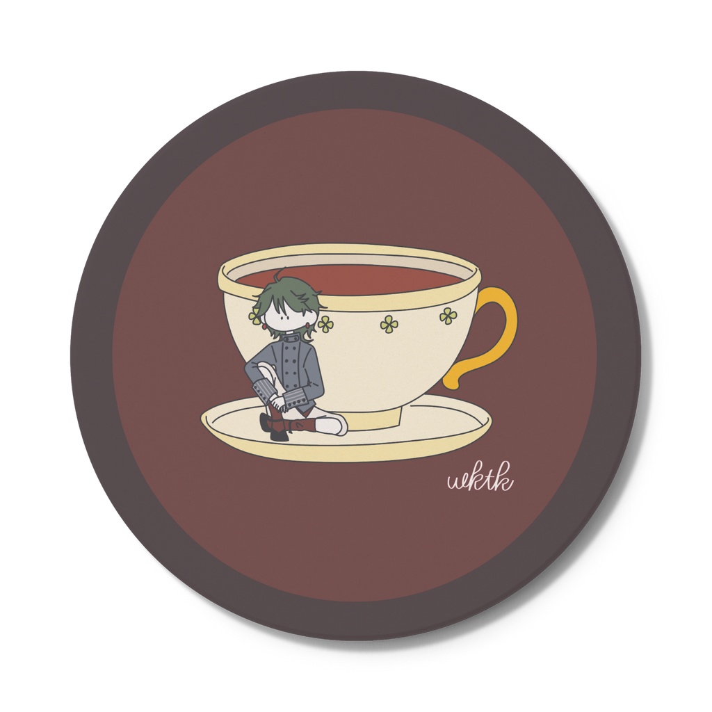 お茶会コースター