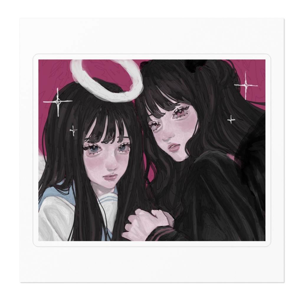 ふたりでひとり ステッカー