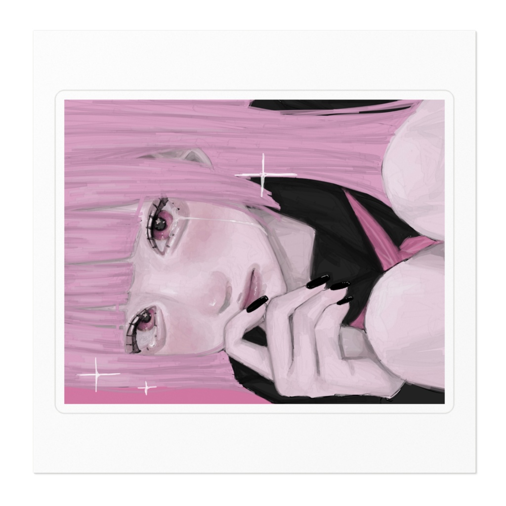 泣き虫ヒロイン ステッカー