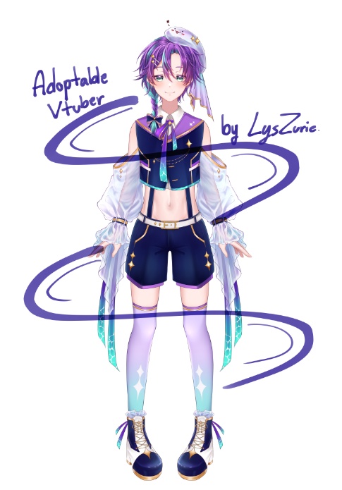 [Vtuber Model] Idol jelly fish Ready to rig