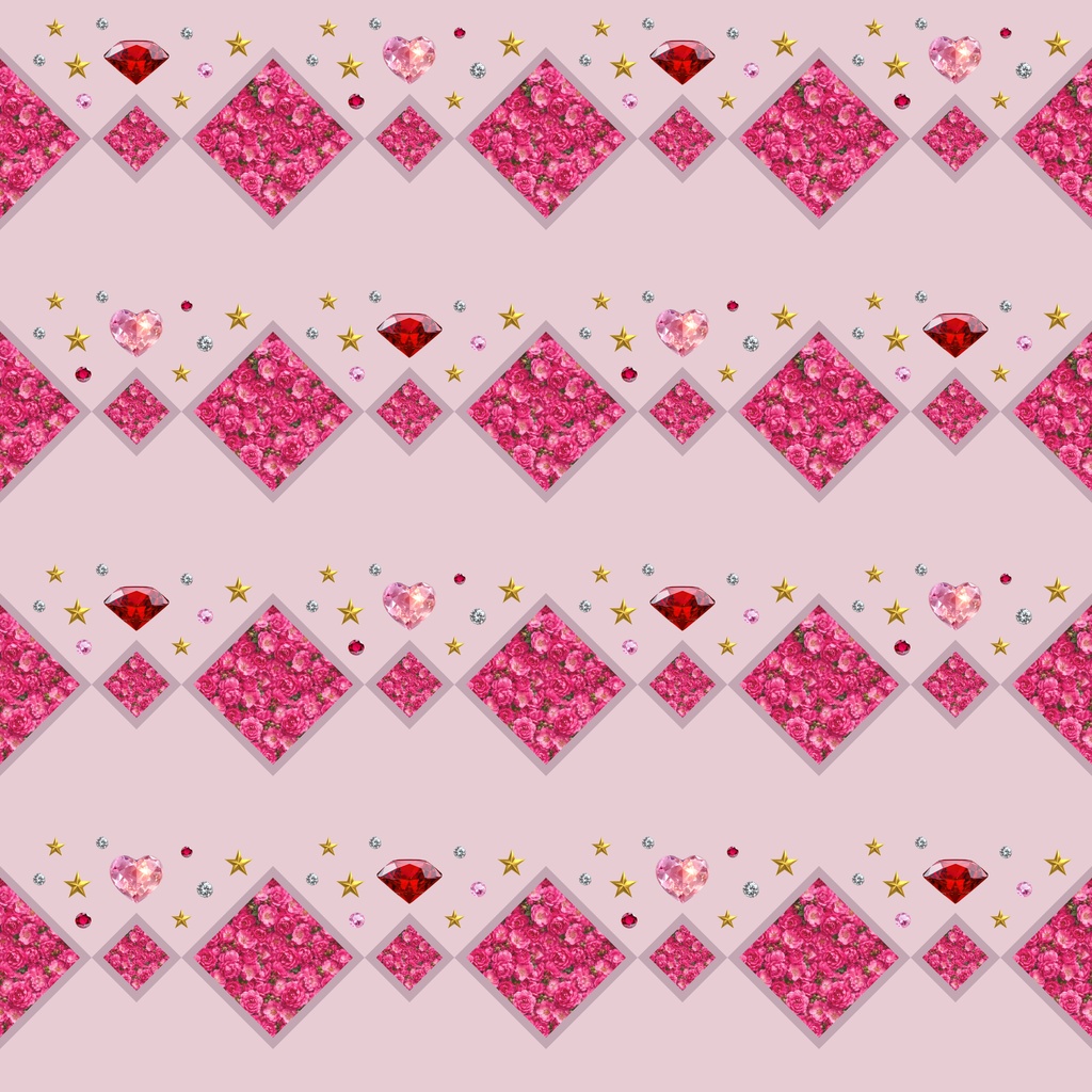 薔薇のシームレスペーパー 9枚セット|実写ベース 商用OK デジタル素材 花柄 ラッピング 薔薇 レース 花 ローズ