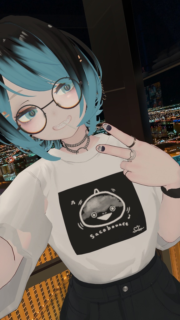 Anather Edition 変形肩出しトップス - Tシャツ