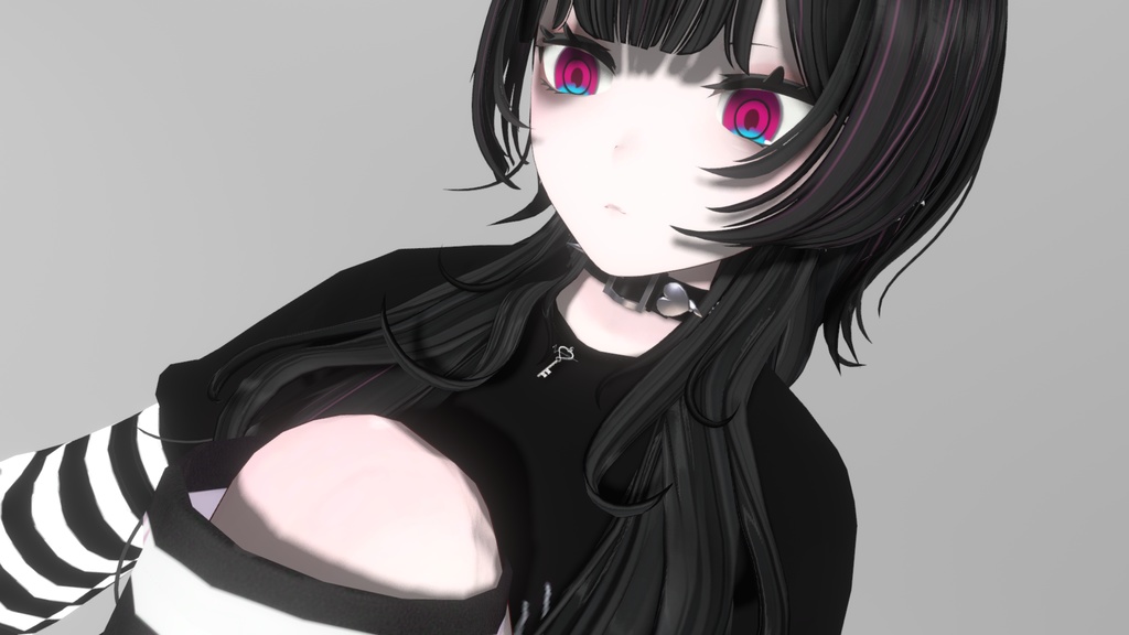 【VRCHAT想定3Dモデル】Loveless and Sheer Heart Attack【チョーカー&ネックレスセット】 #KoiWasLie