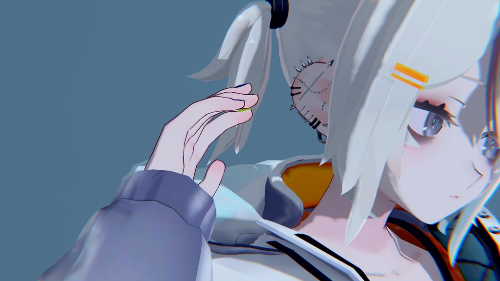 【VRCHAT想定3Dモデル】HalfDeadPierces【アクセサリ】 #KoiWasLie