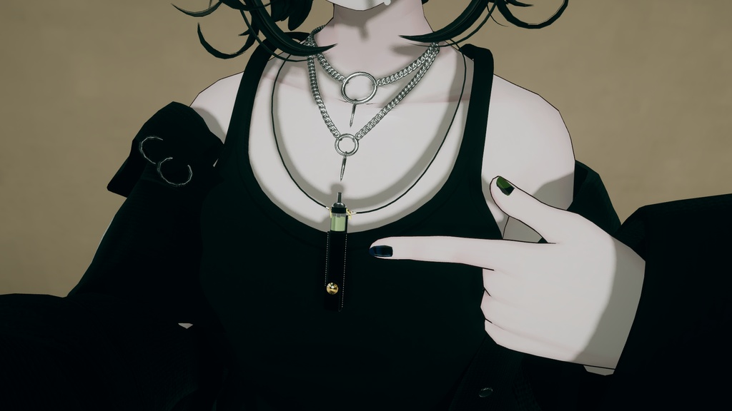 【VRCHAT想定3Dモデル】4PM 【アクセサリ】 #KoiWasLie