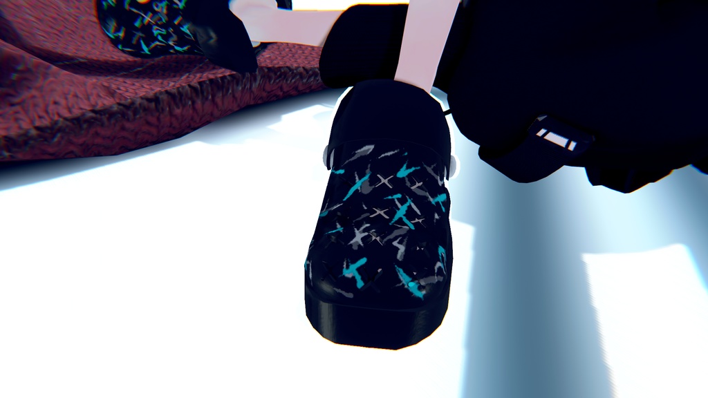 【VRCHAT想定3Dモデル】ScribbleSandal【ヨルちゃん、犀莉ちゃん対応】 #KoiWasLie