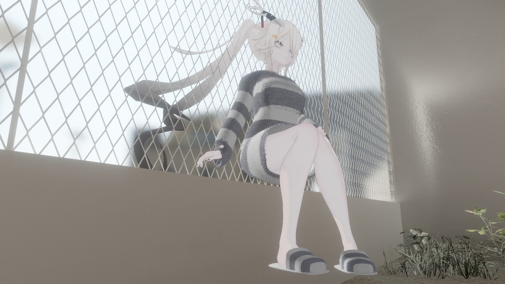 【VRCHAT想定3Dモデル】SugarHoney,Ice&Tea【龍のヨルちゃん対応衣装】 #KoiWasLie