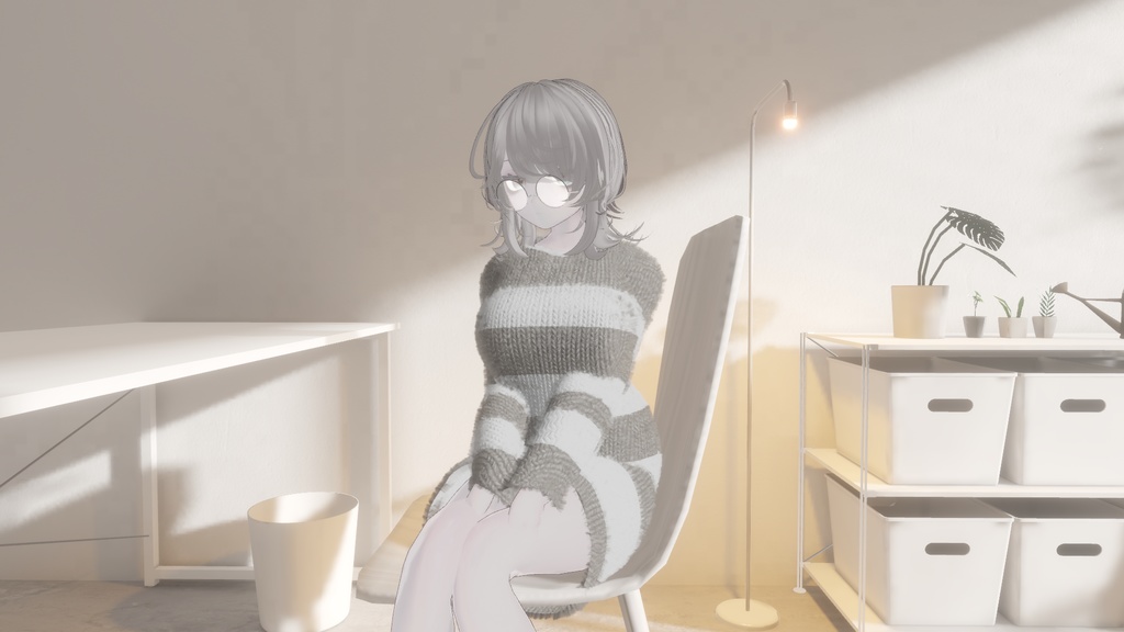 【VRCHAT想定3Dモデル】SugarHoney,Ice&Tea【龍のヨルちゃん対応衣装】 #KoiWasLie