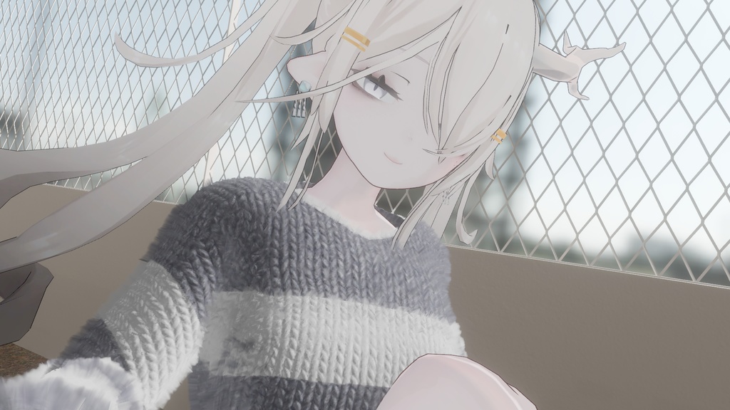 【VRCHAT想定3Dモデル】SugarHoney,Ice&Tea【龍のヨルちゃん対応衣装】 #KoiWasLie