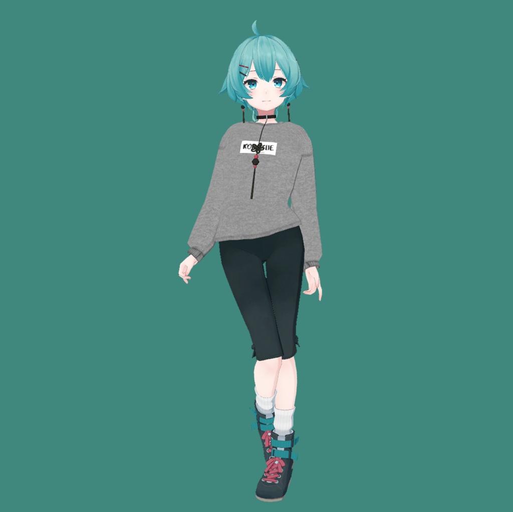 【VRCHAT想定3Dモデル】Simple Pullover【3アバター対応】 #KoiWasLie