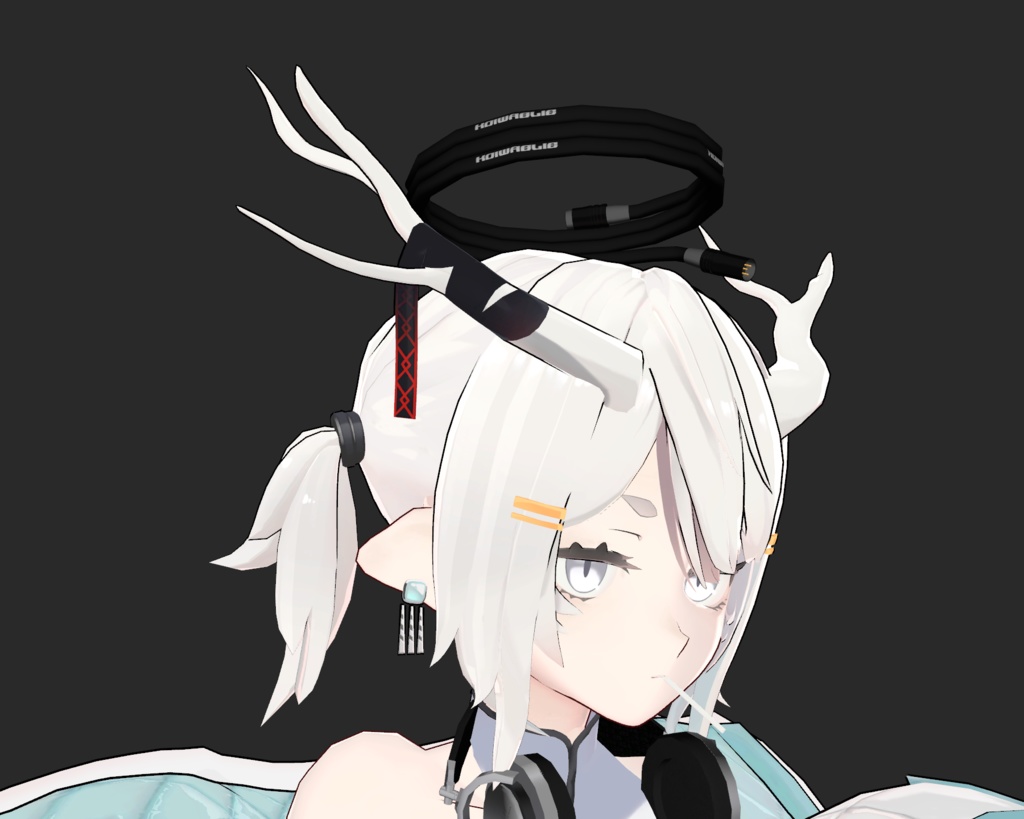 【VRCHAT想定3Dモデル】XLRHALO【アクセサリ】 #KoiWasLie