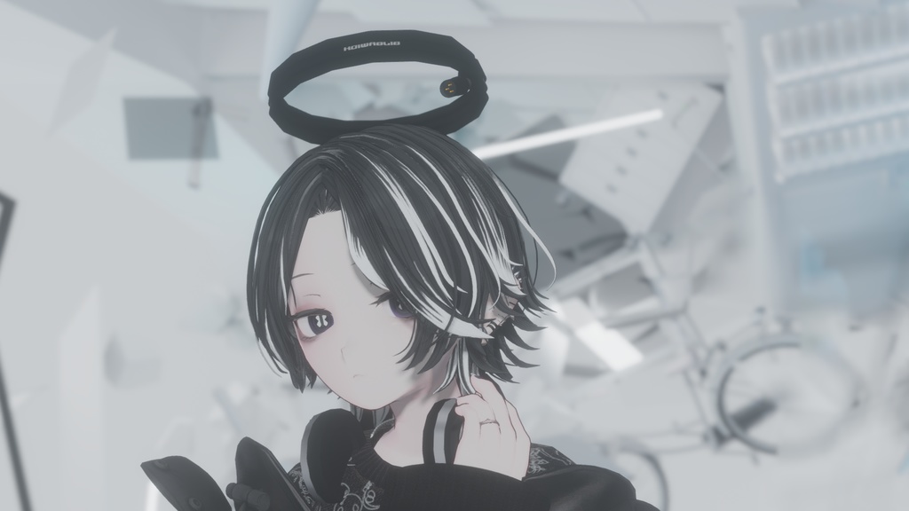 【VRCHAT想定3Dモデル】XLRHALO【アクセサリ】 #KoiWasLie