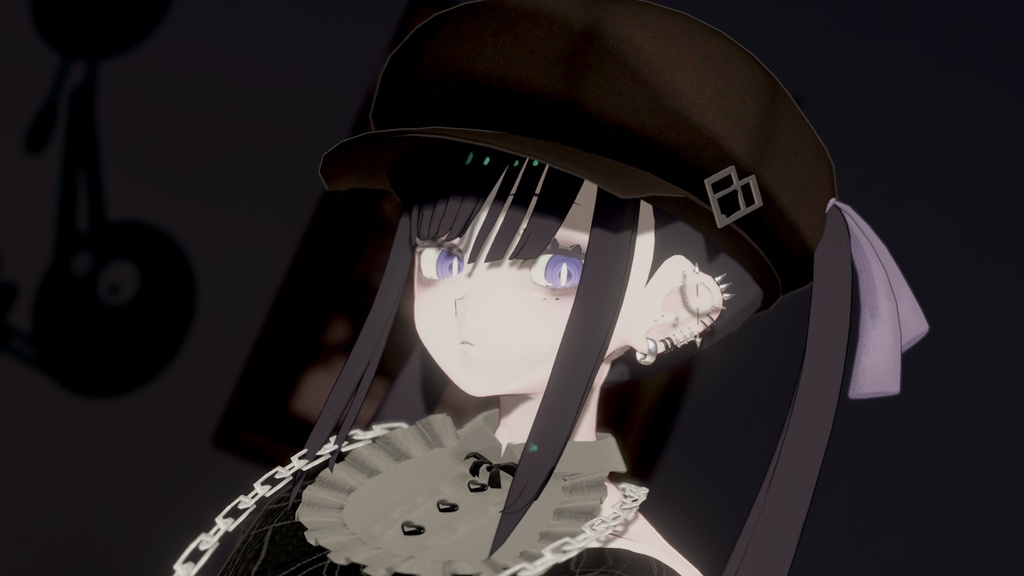 【VRCHAT想定3Dモデル】Based Casquette【キャスケット】 #KoiWasLie