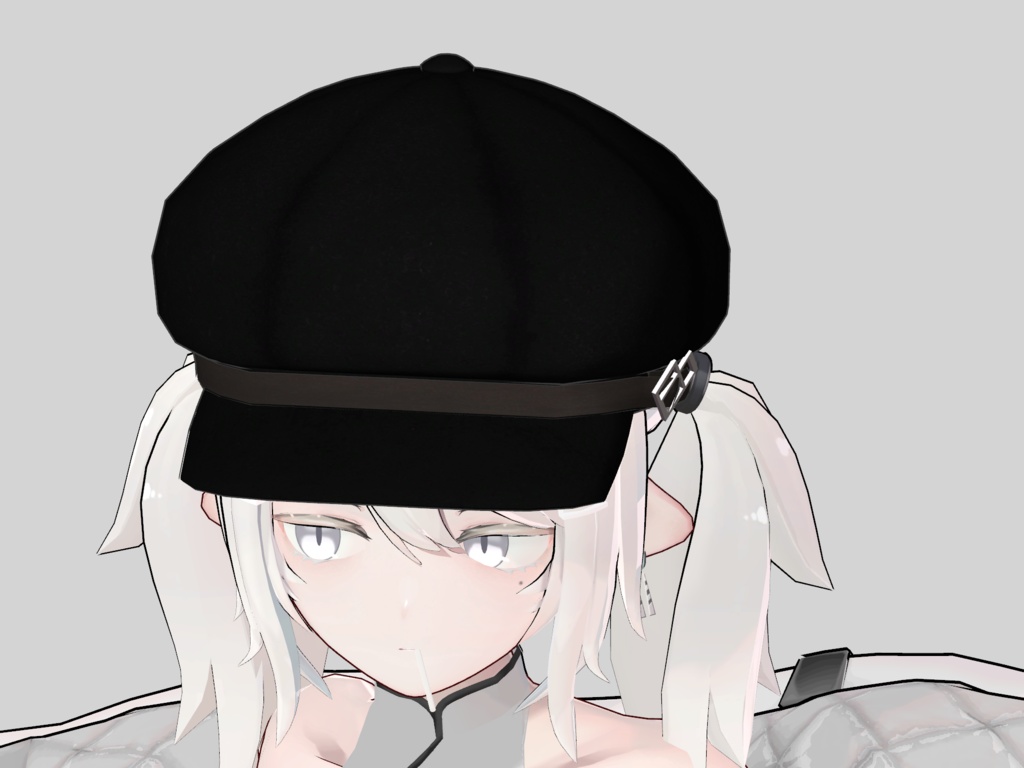 【VRCHAT想定3Dモデル】Based Casquette【キャスケット】 #KoiWasLie