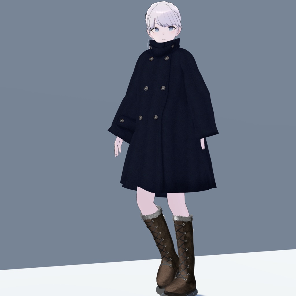 【VRCHAT想定3Dモデル】SoftMochaBoots【Lapwing対応】 #KoiWasLie