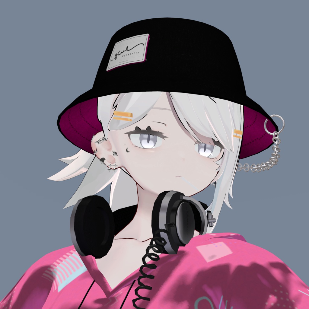 【VRCHAT想定3Dモデル】ModeBucket【バケットハット】 #KoiWasLie