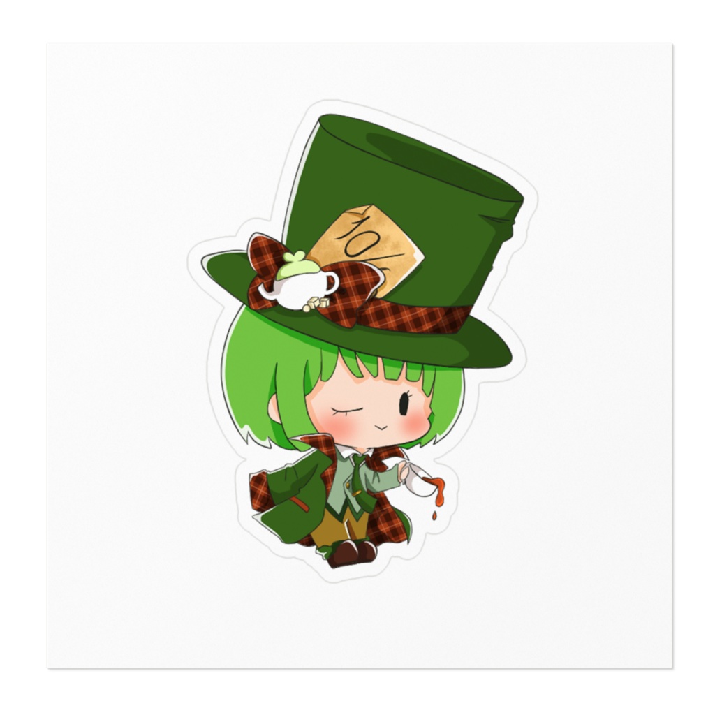 みの(マッドハッターVer.)ステッカー