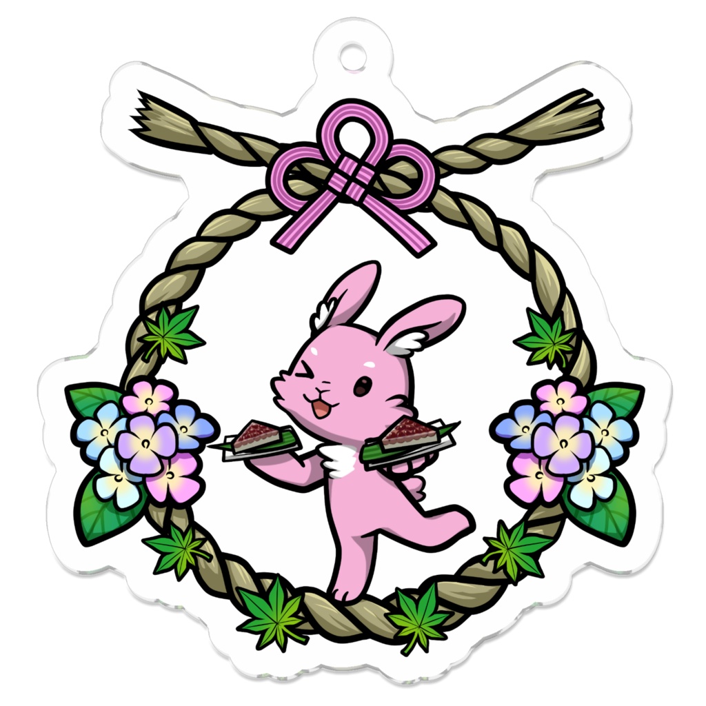 【CNPC茅の輪】ルナのアクリルキーホルダー