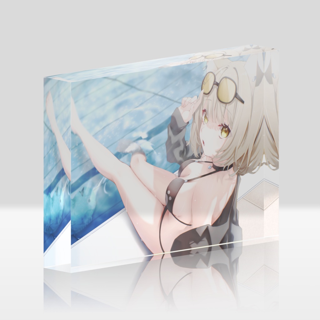 【寝恋しらす】2024　夏🌴アクリルブロック