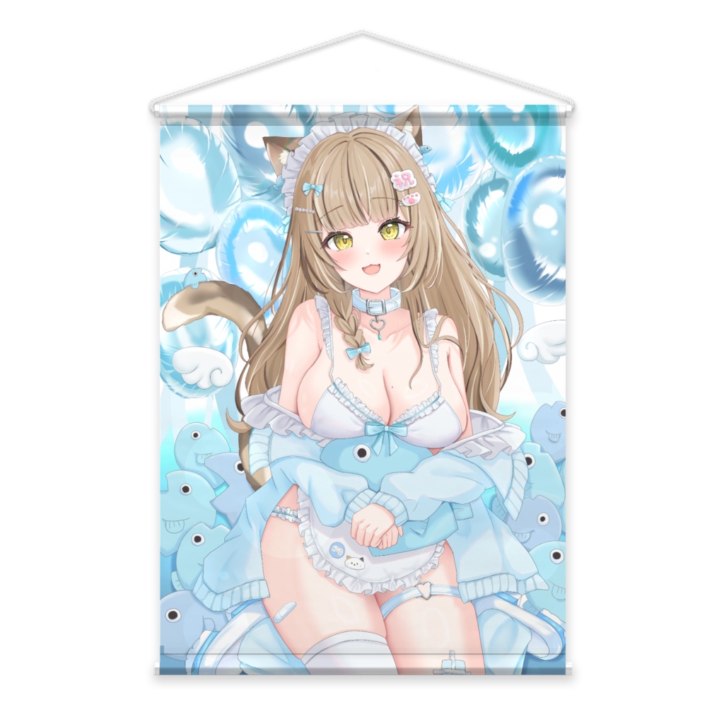 寝恋しらす生誕記念タペストリー✨🐟