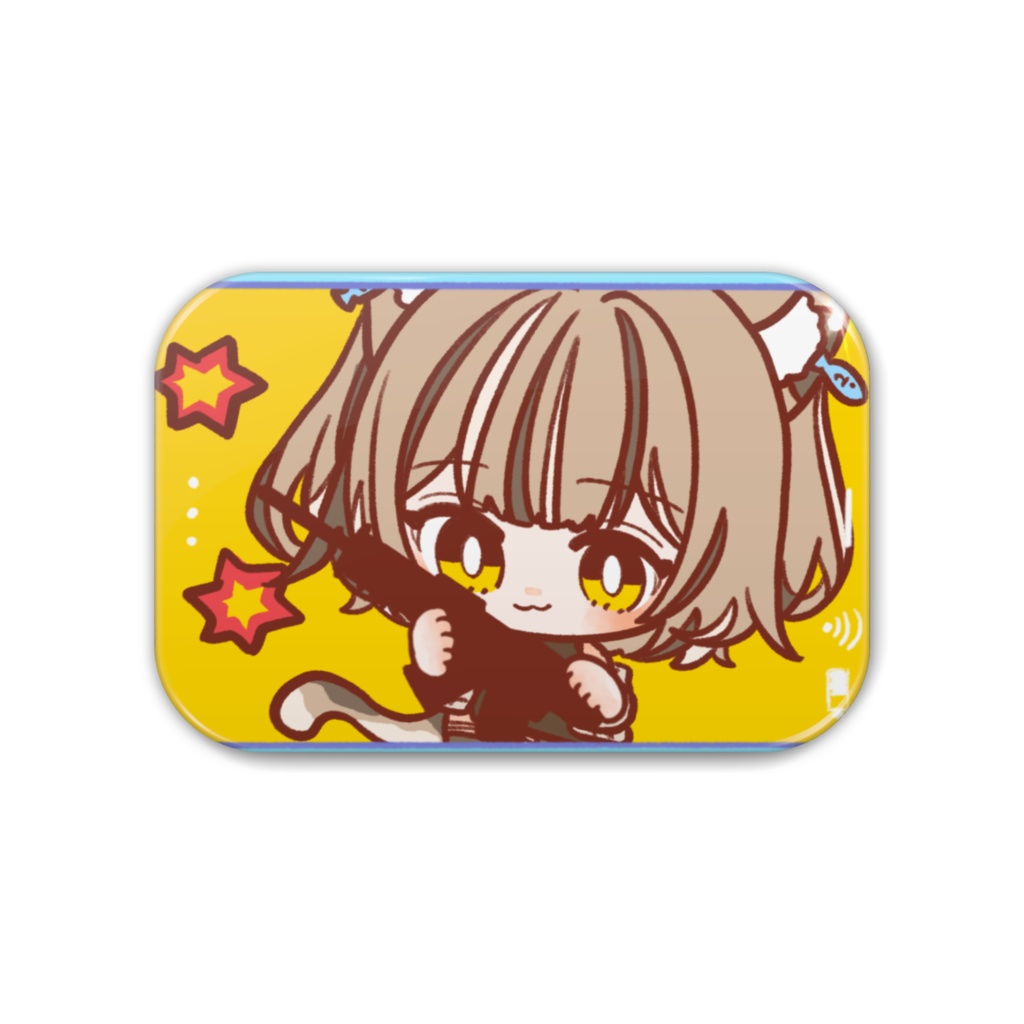 寝恋しらす缶バッジA🐟生誕祭記念🐈
