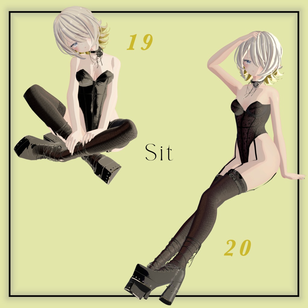 【無料版あり】SALE!!! MATATABI 1st Pose Collection -30種類-