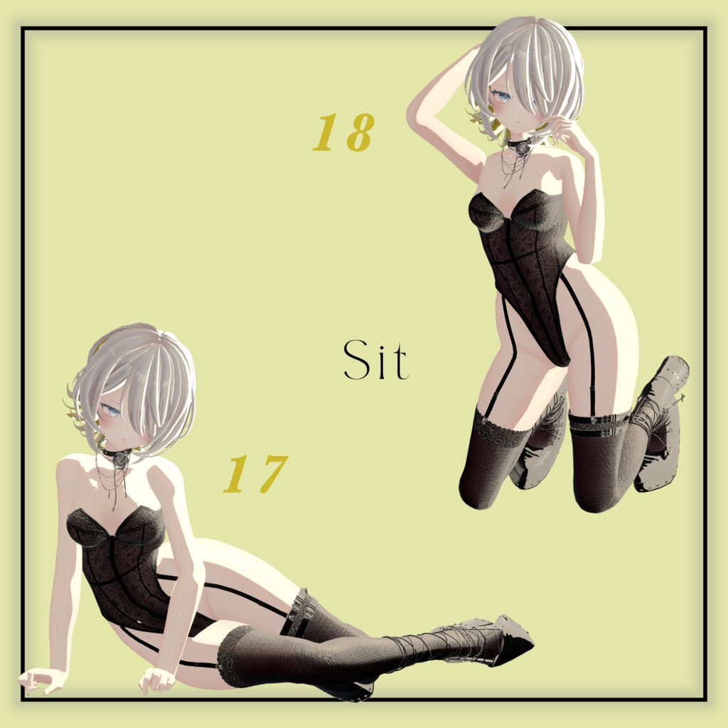 【無料版あり】SALE!!! MATATABI 1st Pose Collection -30種類-