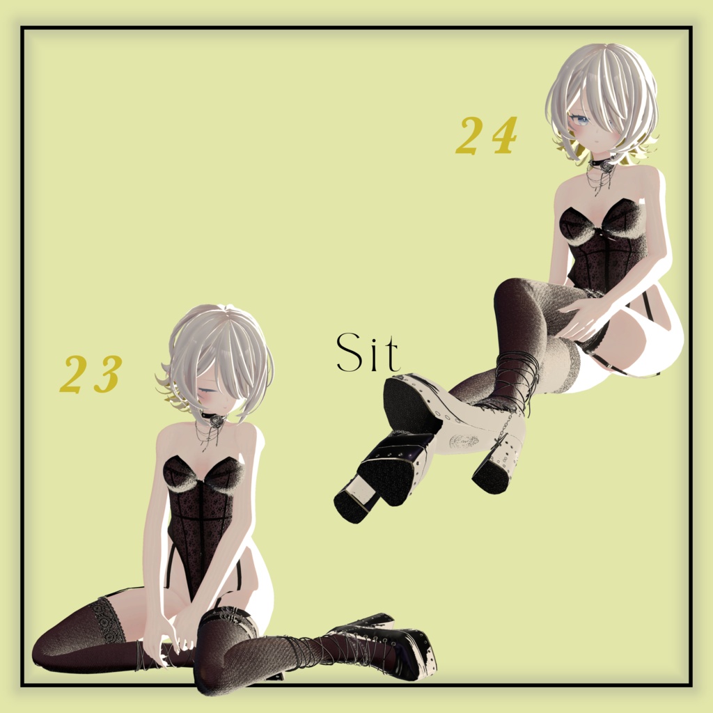 【無料版あり】SALE!!! MATATABI 1st Pose Collection -30種類-