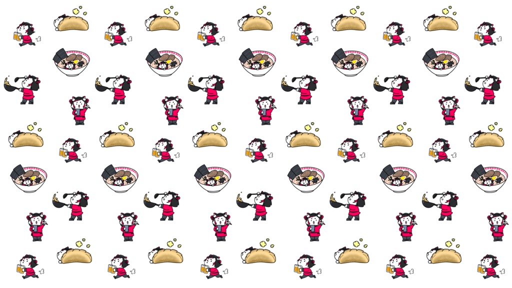 珠弥飯店のPC壁紙