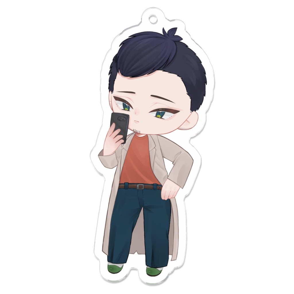 待ち合わせ中の杉山梓くん