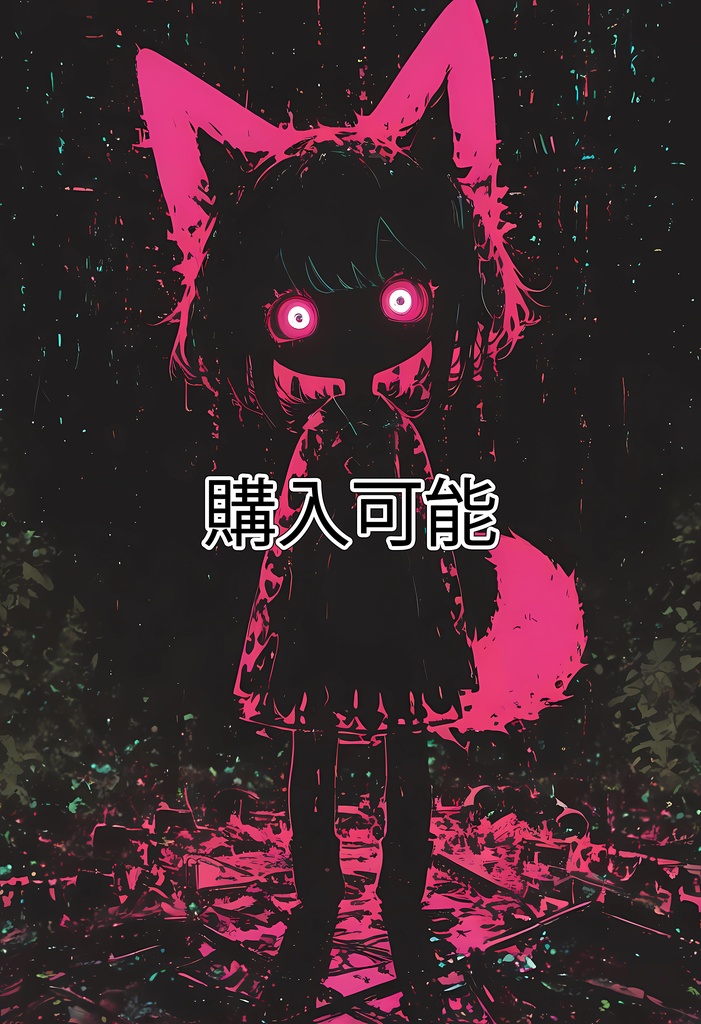 アニメ少女のデジタルアート絵画 12