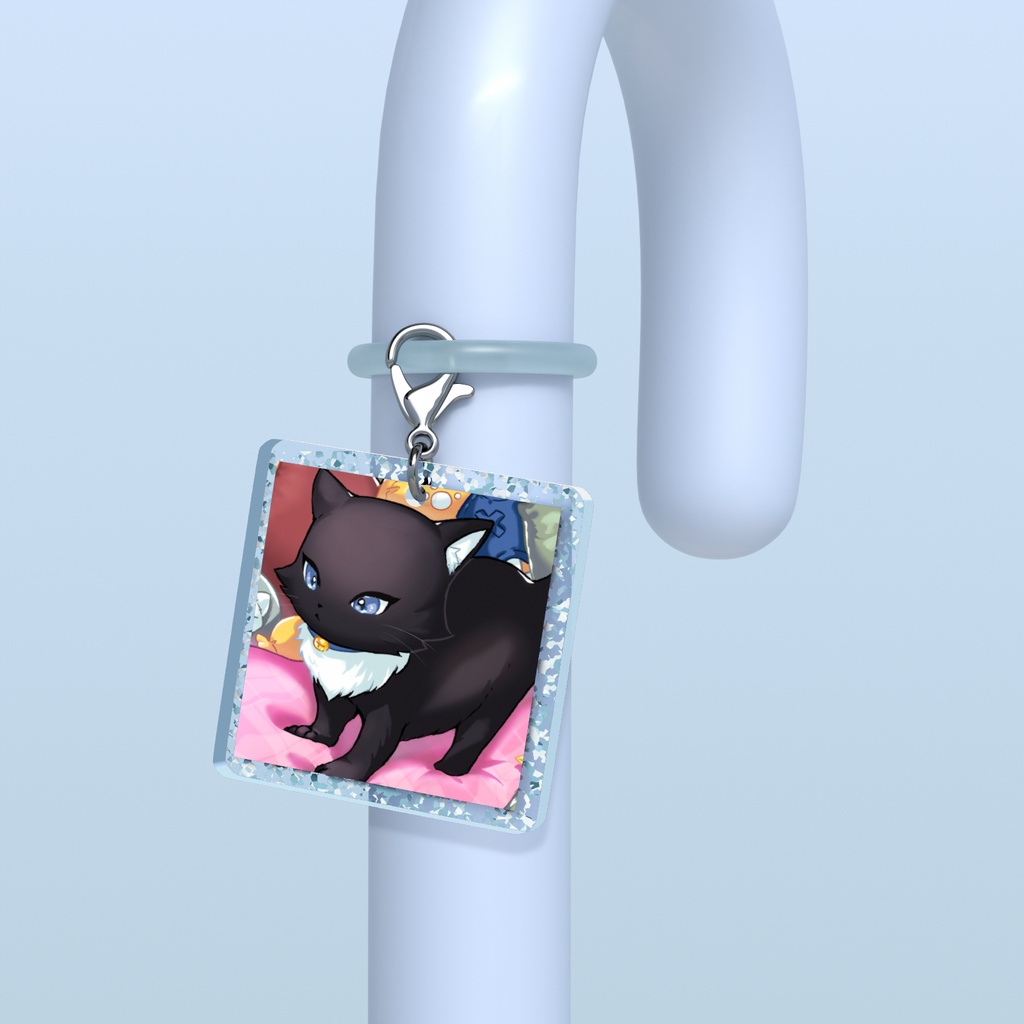 黒猫ちゃんめじるしチャーム