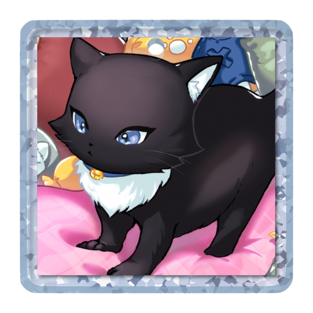 黒猫ちゃんめじるしチャーム