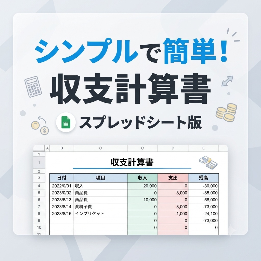 超シンプルな収支計算書