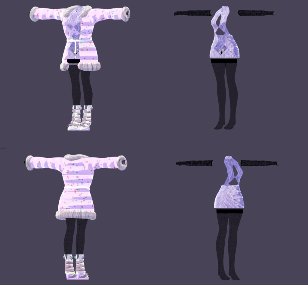 舞夜ちゃん向け衣装「らぶあふぇあ」