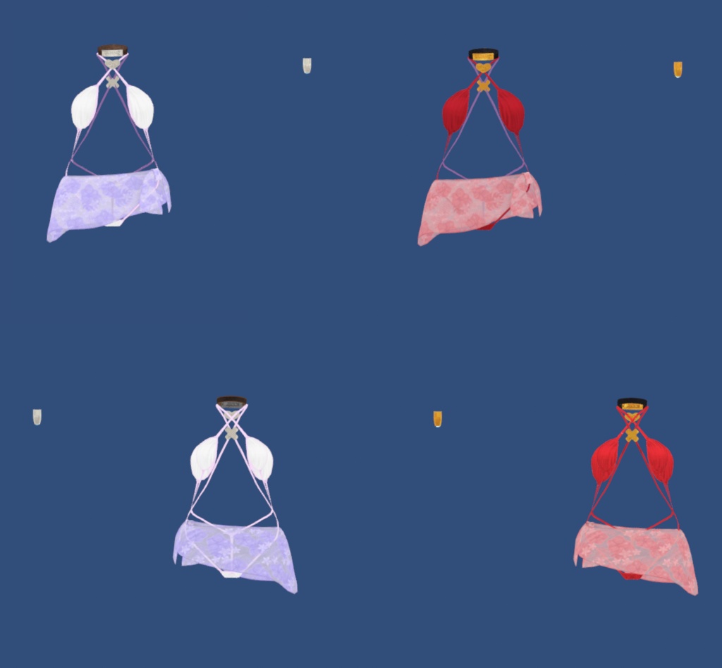 セレスティアちゃん向けスリングショット水着「らぶおーる」