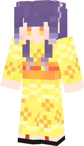 海妹四葉_浴衣 マイクラスキン