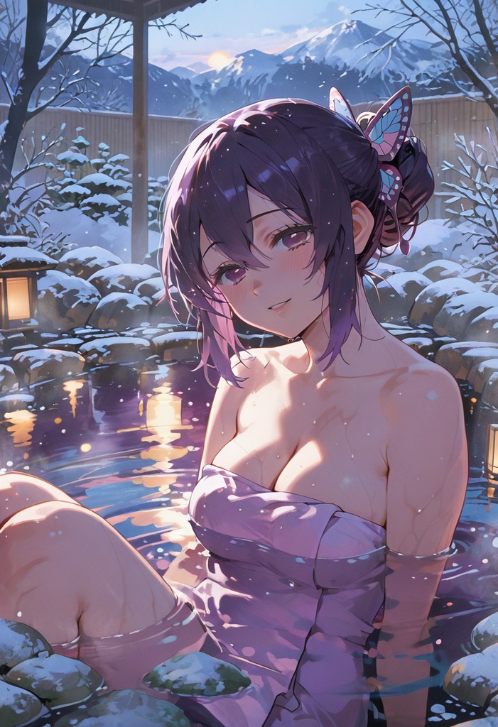 鬼滅の刃:胡蝶しのぶ スマホ用動態壁紙