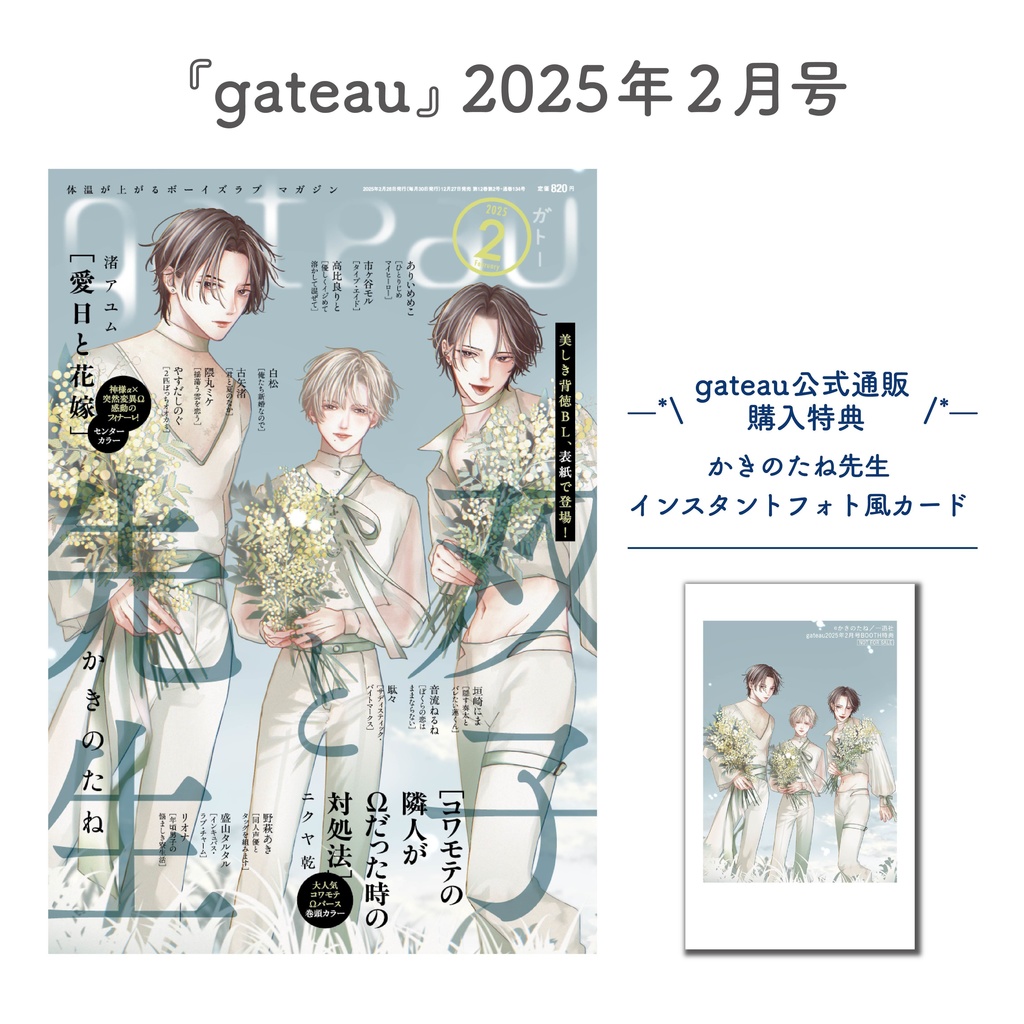 〔雑誌〕『gateau』限定特典付き