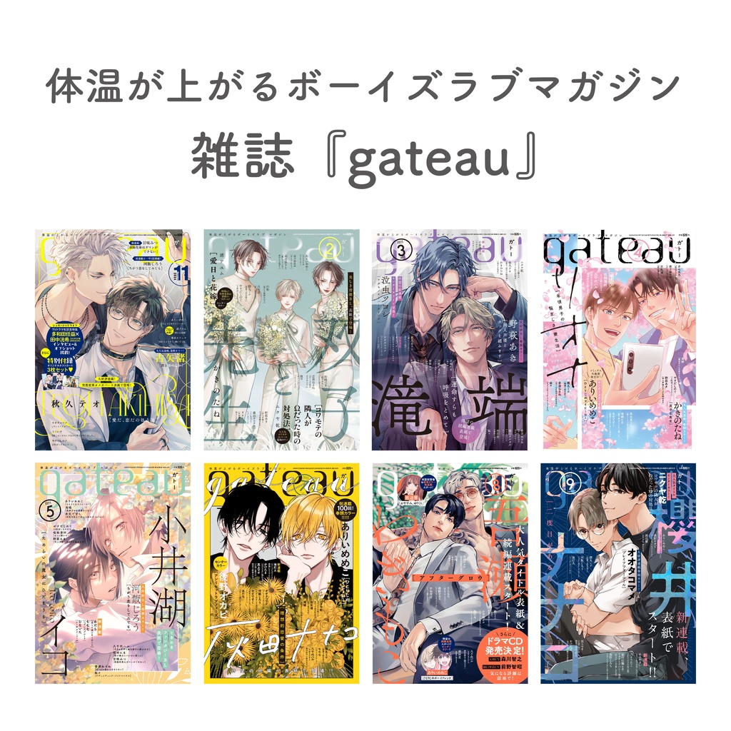 〔雑誌〕『gateau』限定特典付き