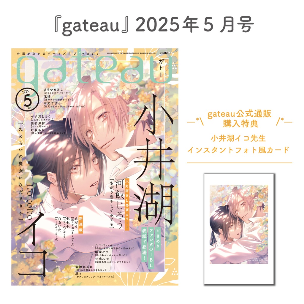 〔雑誌〕『gateau』限定特典付き